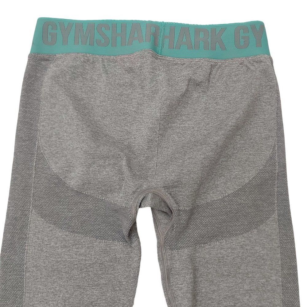 Gymshark Leggings Womens Medium Gray Breathable Athletic Gym Yoga Running - Picture 9 of 11